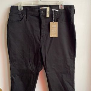 Madewell Black 33S Curvy High Rise Skinny Jeans- NEW